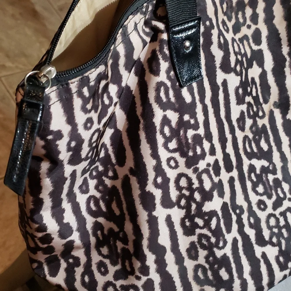 Coach Ocelot Print Nylon travel Bag, Snap Pouch & Cosmetic Pouch-Set - Picture 4 of 16